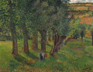 Camille Pissarro, Le Chou à Pontoise, 1882, huile sur toile, 73 x 92 cm, galerie Zakaim