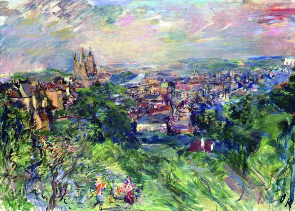 Prague, 1934 Huile sur toile Fondation Oskar Kokoschka, Vevey © Fondation Oskar Kokoschka / 2017, ProLitteris