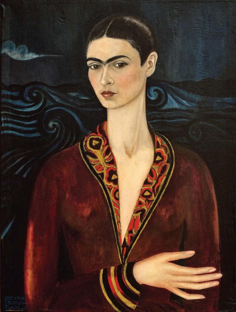 Autoportrait à la robe de velours
[Autorretrato con traje de
terciopelo], 1926
Collection privée