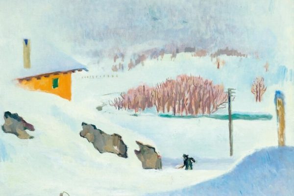 GIACOMETTI, GIOVANNI
(Stampa 1868 - 1933 Glion)
Inverno. 1932.
Oil on canvas.