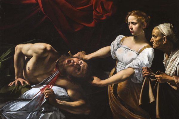 Judith et Holopherne, 1598-1602
Huile sur toile, 145 x 195 cm
Gallerie Nazionali di Arte Antica –
Palazzo Barberini, Rome
© Gallerie Nazionali di Arte Antica, Roma
(MiC) - Bibliotheca Hertziana, Istituto Max
Planck per la storia dell’arte/Enrico Fontolan