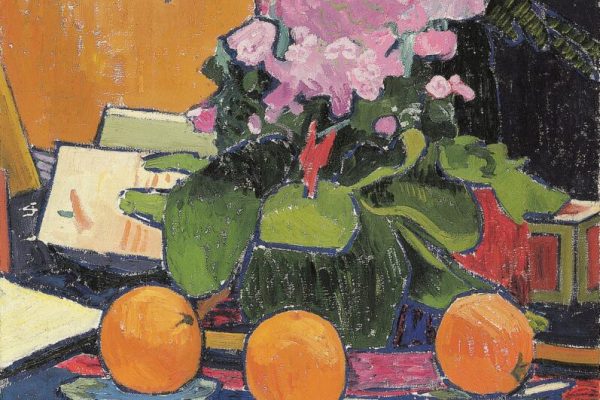 Cuno Amiet, Stillleben mit drei Orangen, 1907/08
Huile sur toile, 54 x 60 cm
Aargauer Kunsthaus, Aarau / Donation de Dr. Annie Zaugg, Baden