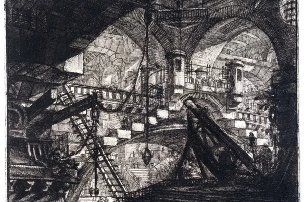 Piranèse
L’Arc décoré d’un coquillage,
1761
Eau-forte et burin sur papier vergé
Collection du musée Jenisch Vevey
Cabinet cantonal des estampes,
Fondation William Cuendet &
Atelier de Saint-Prex