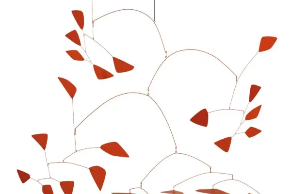 Quatre systèmes rouges, 1960
Fer et tiges en acier peintes en
rouge, 155 x 200 x 200 cm
Louisiana Museum of Modern Art,
Humlebaek, Danemark, donation
The New Carlsberg Foundation
© 2026 Calder Foundation, New York /
ADAGP, Paris. © Photo : Louisiana Museum
of Modern Art, Humlebaek, Denmark