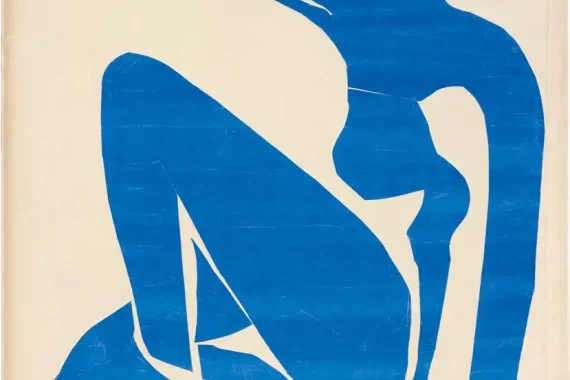 Nu bleu I, 1952
Papiers gouachés, découpés et
collés sur papier marouflé sur toile,
103,8 x 86 cm
Photo © Fondation Beyeler, Riehen/Basel,
collection Beyeler / Photo Robert Bayer