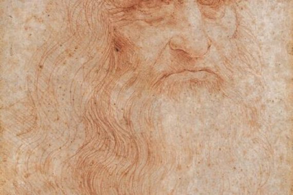 Autoportrait présumé, 1512-1515 Sanguine, 33 x 21,6 cm, bibliothèque royale de Turin