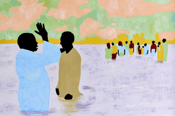 Cassi Namoda To Live Long Is To See Much (Ritual Bathers III), 2020 Courtesy of Jorge M. Pérez Collection, Miami