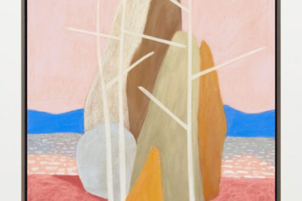Nicolas Party Rocks and Trees, 2017 Soft pastel on pastel card 73 x 50.5 cm Private Collection, Switzerland. Courtesy GOWEN, Geneva