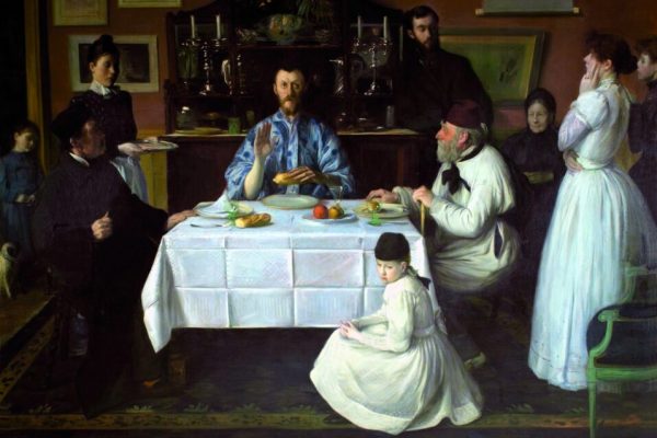 L’Hôte, 1891-1892
Huile sur toile, 220 x 290 cm
© Musées de la ville de Rouen /
Photographie C. Lancien - C. Loisel