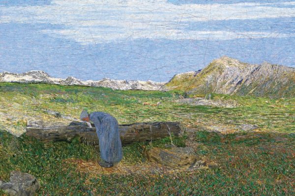 Giovanni Segantini Paysage alpin avec femme à la fontaine, vers 1893 © Kunst Museum, Winterthour