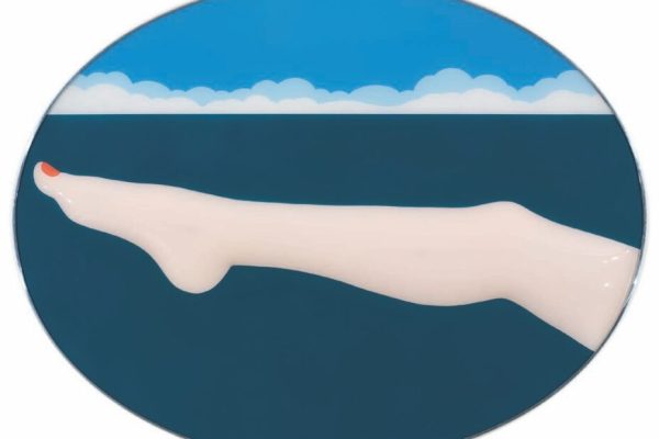 Seascape #10, 1966 Plexiglas moulé et peinture gripflex, 113 x 148,6 x 4,4 cm © The Estate of Tom Wesselmann/ Licensed by VAGA, New York