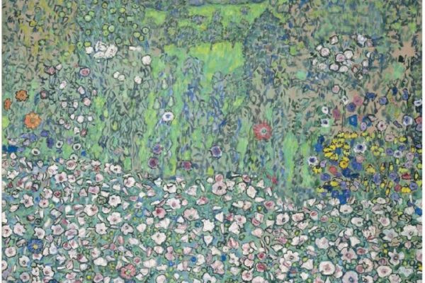 Gustav Klimt
Paysage de jardin avec colline
(Jardin paroissial), 1916
Huile sur toile, 110 x 110 cm
Kunsthaus Zug, Zoug, Stiftung
Sammlung Kamm
Photo : © Kunsthaus Zug, Alfred Frommenwiler